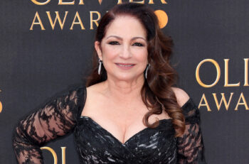 LONDON, ENGLAND - APRIL 07: Gloria Estefan attends The Olivier Awards 2019 with MasterCard at Royal Albert Hall on April 07, 2019 in London, England. (Photo by Karwai Tang/WireImage)
