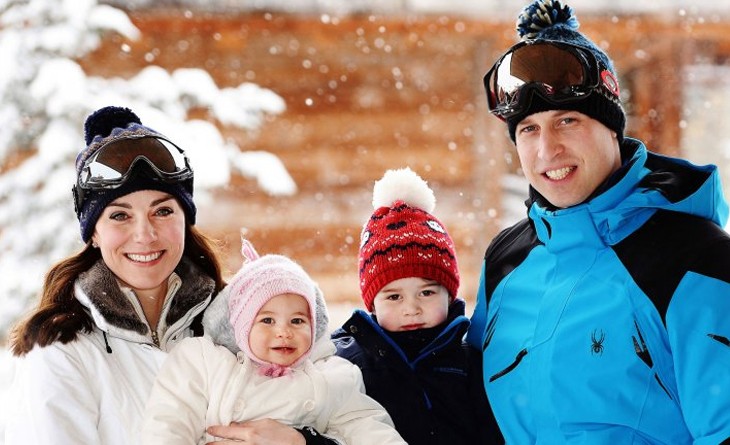Fotos familiares del príncipe William y Kate Middleton con George y Charlotte